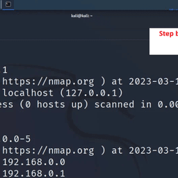 Scanning the Network Using Nmap Tool