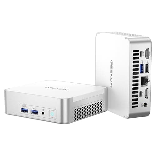 GEEKOM Mini PC XT13 Pro, with 13th Gen Intel i9-13900H Mini Computers(14 C/20T, Up to 5.4GHz) 32GB DDR4/2TB PCIe Gen 4 SSD Windows 11 Pro Support USB 4.0/2.5G LAN/8K/Quad Displays/Wi-Fi 6E/BT5.2