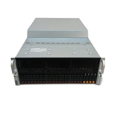 Supermicro Deep Machine Learning 5U 2X EPYC 64-Core, 128GB DDR4 RAM, 4X 15.36TB SSD, NVMe 2X 10GbE BYO 8X GPU (Renewed)