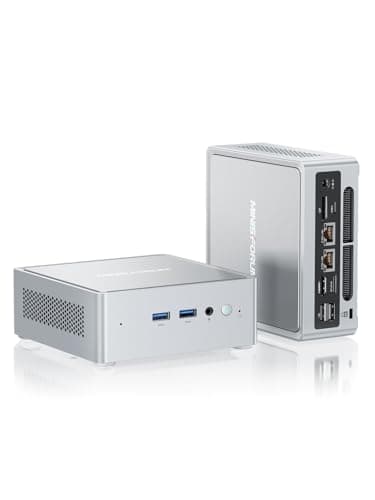 MINISFORUM NAB9 Plus Mini PC Intel Core i9-12900HK(14C/20T), 32GB RAM 1TB SSD, HDMI+DP+USB4(PD) Video Outputs Mini Computers, OCuLink Port, 2X 2.5G LAN Port Intel Iris Xe Graphics Desktop Computer