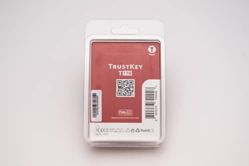 FIDO2 U2F Security Key Passkey Two-Factor Authentication (2FA) USB Key PIN+Touch (Non-Biometric) USB-A Type TrustKey T110