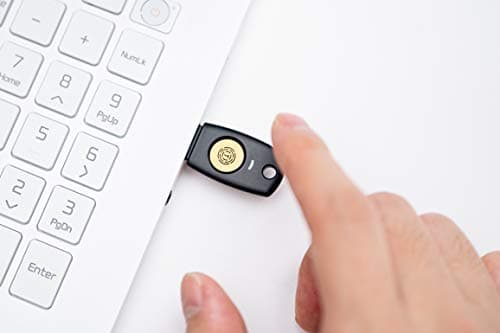 FIDO2 U2F Security Key Passkey Two-Factor Authentication (2FA) USB Key PIN+Touch (Non-Biometric) USB-A Type TrustKey T110