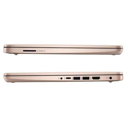 HP Business Student Laptop Computer - Windows 11 Pro & Microsoft Office Lifetime | 14 inch HD | AI-Powered, Long Batter Hr N-Serious Laptop| 16GB RAM, 128GB UFS, 256GB Extend Micro SD | Rose Gold
