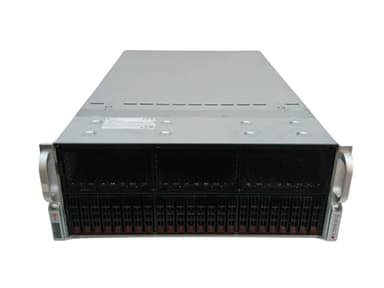 Supermicro Deep Machine Learning 4U 2X EPYC 32-Core, 512GB DDR4 RAM, 4X 15.36TB SSD, NVMe 2X 10GbE BYO 8X GPU (Renewed)