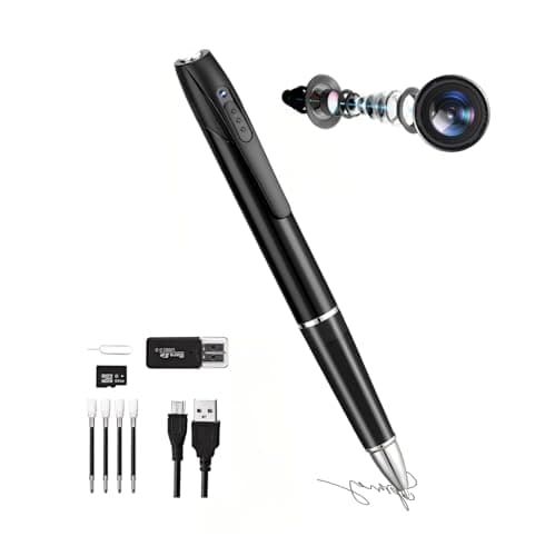 1080P Hidden Camera,Digital Recorder,Mini Camera Pen, Suitable for Recording Important Moments,Such as Meetings, Work, Business. Small Security Camera[Upgraded 2025]