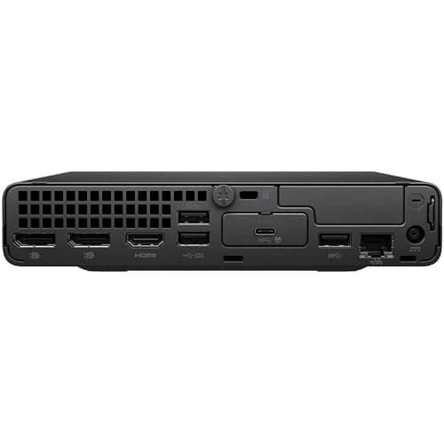 HP Pro Mini 400 G9 Business Mini Desktop Computer, Intel 6-Core i5-12500T (Beat i7-11700T), 16GB DDR4 RAM, 512GB PCIe SSD, WiFi 6, Bluetooth, 2 Type-C, HDMI, 2 DisplayPort, Windows 11 Pro, Vent-Hear