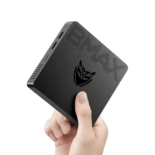 Bmax Mini PC B1 Pro Intel Gemini Lake N4000 (Up to 2.6GHz), 8GB LPDDR4 128GB eMMC Support M.2 SSD Expansion (512GB/2TB), 4K Dual Display 2.4G/5G WiFi & BT4.2 Mini Desktop Computer for Home/Office