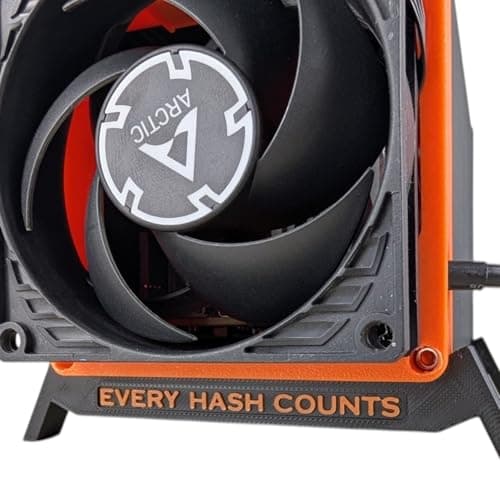 D-Central.TECH - Bitaxe Hex 1366 | Solo Mining Bitcoin ASIC Miner | 3TH/s Hashrate | 22W/T Efficiency | Low Noise Fan | Open-Source | Easy Setup | Global Voltage Compatibility