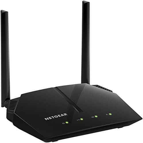 NETGEAR WiFi Router (R6080) - AC1000 Dual Band Wireless Speed (up to 1000 Mbps) | Up to 1000 sq ft Coverage & 15 devices | 4 x 10/100 Fast Ethernet ports | 5 GHz