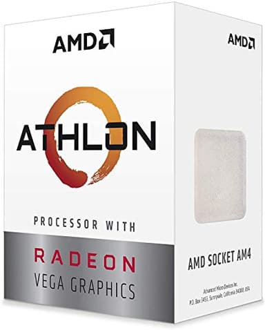 AMD Athlon 200GE 2-Core 4-Thread AM4 Socket Desktop Processor with Radeon Vega Graphics (YD200GC6FBBOX)