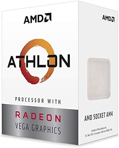 AMD Athlon 200GE 2-Core 4-Thread AM4 Socket Desktop Processor with Radeon Vega Graphics (YD200GC6FBBOX)