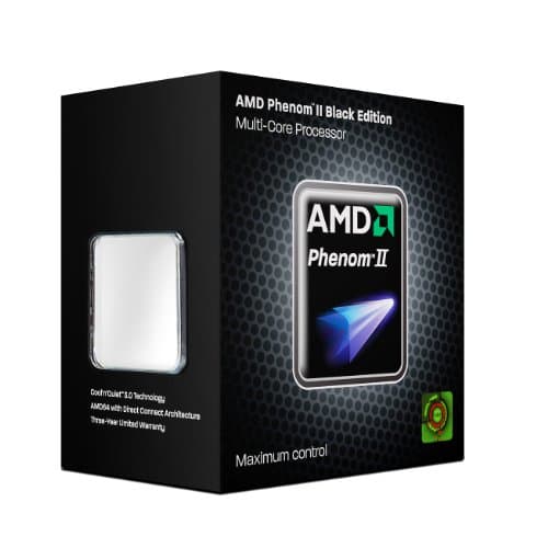 AMD CPU HDZ955FBGMBOX Phenom II X4 955 Black Edition 3.2GHz AM3 125W Retail