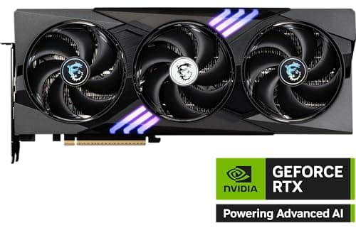 MSI NVIDIA GeForce RTX 5070 Ti 16G Gaming Trio OC Plus Graphics Card Gaming GDDR7 256 Bits, Boost Frequency up to 2580MHz, PCIe Gen 5, DLSS 4, DP 2.1 x 3, HDMI 2.1 x 1