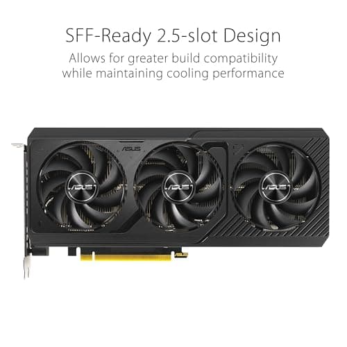 ASUS The SFF-Ready Prime GeForce RTX 4070 Super OC Edition 12GB GDDR6X Graphics Card (PCIe® 4.0, 12GB GDDR6X, DLSS 3, HDMI 2.1a, DisplayPort™ 1.4a)