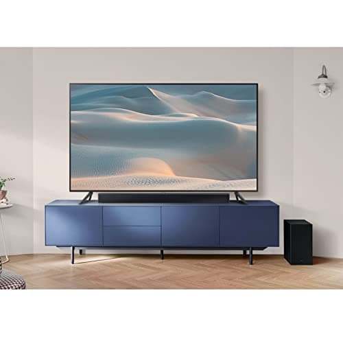 SAMSUNG HW-C450 2.1ch Soundbar w/DTS Virtual X, Subwoofer Included, Bass Boost, Adaptive Sound Lite, Game Mode, Bluetooth, Wireless Surround Sound Compatible