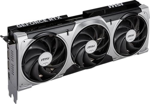 MSI Gaming RTX 5070 Ti 16G Ventus 3X OC Graphics Card (16GB GDDR7, 256-bit, Extreme Performance: 2497 MHz, DisplayPort x 3 2.1a, HDMI 2.1b, NVIDIA Blackwell Architecture)