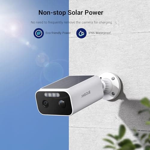 2K Security Cameras Wireless Outdoor, Color Night Vision, 365-Day Battery Life, No Subscription, Local Storage, Two-Way Audio, Solar Powered, Custom Alarm Zones, 4 Cam Kit