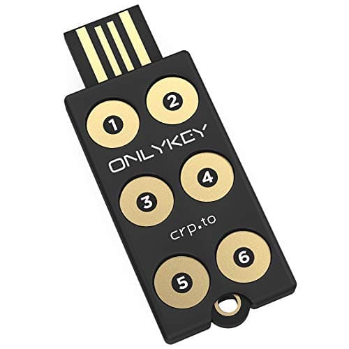 FIDO2 / U2F Security Key and Hardware Password Manager | Universal Two Factor Authentication | Portable Professional Grade Encryption | PGP/SSH/Yubikey OTP | Windows/Linux/Mac OS/Android