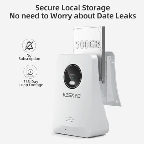 Solar Security Cameras Wireless Outdoor, 4MP Solar Powered, 4 Cam kit, Color Night Vision, 360° PTZ, 500G HDD Local Recording, No Monthly Fees