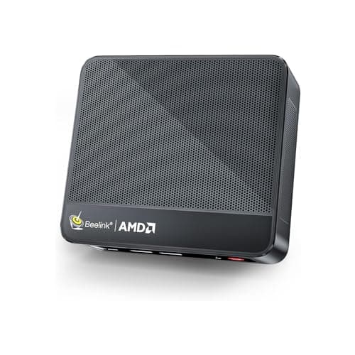 Beelink SER5 MAX Mini PC, AMD Ryzen 7 6800H(6nm, 8C/16T) up to 4.7GHz, Mini Computer 32GB LPDDR5 RAM 500GB NVME SSD, Micro PC 4K@60Hz Triple Display, Mini Gaming Computer WiFi6/BT5.2/HTPC/W-11 Pro