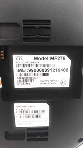 ZTE MF279T 150Mbps 4G LTE Mobile WiFi Hotspot Unlocked (4G LTE in USA, Canada, Latin & Caribbean Bands) Up to 20 Users