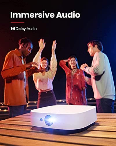 NEBULA by Anker Solar Portable 1080p Projector, Full HD with WIFI, Bluetooth, 400 ANSI Lumen, 4K Supported, Autofocus, Keystone Correction, 3Hr Playtime, Outdoor for Group Viewing