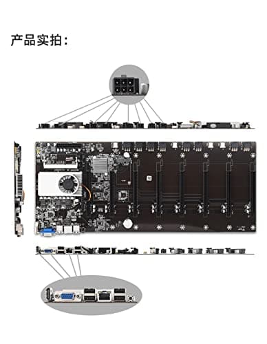2000W 2400W 2600W 180V-260V ATX ETH Bitcoin Mining Motherboard Power Supply with BTC-S37 D37 T37 for BTC Mining Bitcoin Miner(BTC-S37)