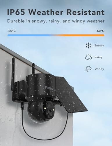 2K Solar Security Cameras Wireless Outdoor, 360°PTZ Battery Powered Cameras for Home Security, 2.4G WiFi Outdoor Camera with Color Night Vision, IP66 Waterproof, Motion Sensor Alarm, Black，2Pack
