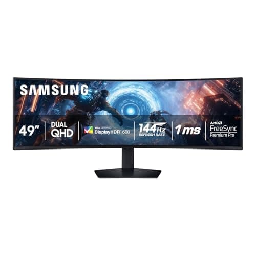 Samsung LS49FG910ENXZA 49" Odyssey G9 G91F DQHD Gaming Monitor 2025 Bundle with Tech Smart USA Elite Suite 18, 2X 4K HDMI Cable & Deco Gear CPS Exclusive 26 Month Protection Pack (BEACH-CPS-26M1000)