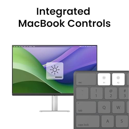 BenQ MA270U 27 inch 4K 3840x2160 Monitor for MacBook Pro/Air, Dual USB-C, 90W Power Delivery, Mac Color Match, USB Hub, Brightness & Volume Control on Mac, Adjustable Stand, P3 Color Gamut