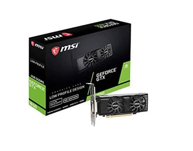 MSI Gaming GeForce GTX 1650 128-Bit HDMI/DP/DVI 4GB GDRR5 HDCP Support DirectX 12 VR Ready OC Low Profile Bracket Included Graphics Card (GTX 1650 4GT LP OC)