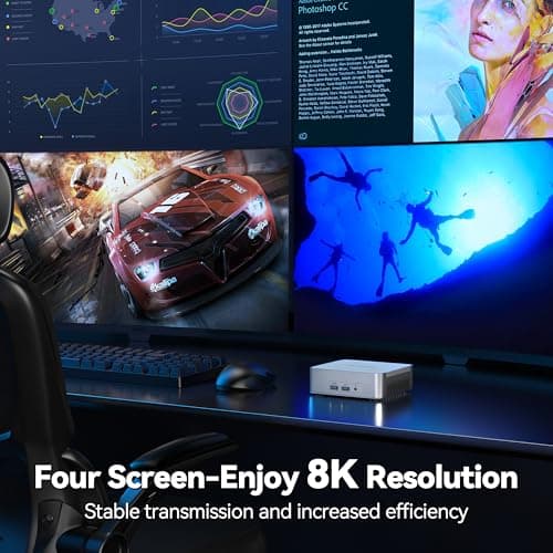 GEEKOM Mini PC XT13 Pro, with 13th Gen Intel i9-13900H Mini Computers(14 C/20T, Up to 5.4GHz) 32GB DDR4/2TB PCIe Gen 4 SSD Windows 11 Pro Support USB 4.0/2.5G LAN/8K/Quad Displays/Wi-Fi 6E/BT5.2
