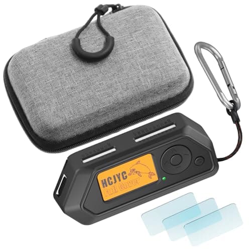 Case for Flipper Zero, 5 in 1 Protective Cover Accessory Set with 3 Pack of Screen Protect & EVA Carrying Case for Flipper Zero - Black