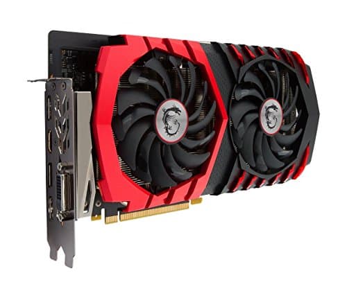 MSI GAMING GeForce GTX 1060 6GB GDRR5 192-bit HDCP Support DirectX 12 Dual TORX 2.0 Fan VR Ready Graphics Card (GTX 1060 GAMING X 6G)