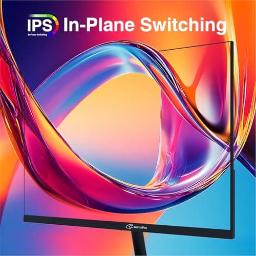 24inch Computer Monitor, FHD 1080p, 144Hz Office and Gaming Monitor, IPS, Adaptive Sync, 110% sRGB, 1ms, 3-Sided Frameless, Ultra Slim, VESA Mountable, Anti-Blue Light Design, HDMI, DP