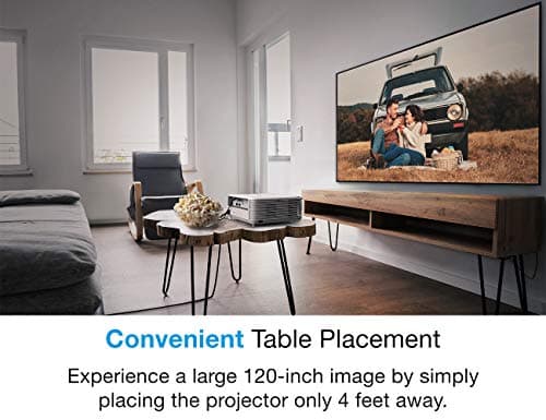 Optoma GT780 Short Throw Projector for Gaming & Movies | HD Ready 720p + 1080p Support | Bright 3800 Lumens for Lights-on Viewing | 3D-Compatible | Speaker Built In