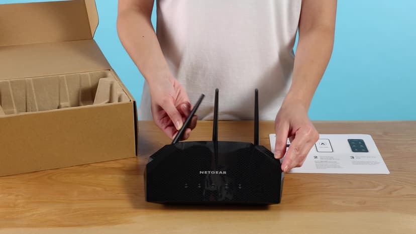 NETGEAR 4-Stream WiFi 6 Router (R6700AX) – Security Features, AX1800 Wireless Speed (Up to 1.8 Gbps), Covers up to 1,500 sq. ft., 20 devices