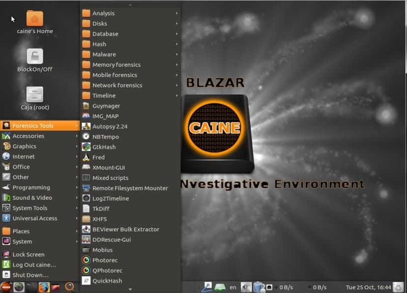 Computer IT Digital Forensics Investigative Environment Linux Live Bootable Utility for PCs - Professional Law Enforcement Hacking Toolkit Caine USB