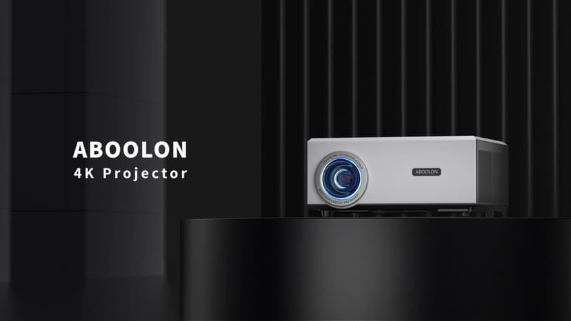 4K Projector with Wifi 6 and Bluetooth,ABoolon P6 1000 ASIN Outdoor Movie Projector with 500"Display,6D Keystone Correction,50%Zoom,PPT,Native 1080P Projector 4K Compatible TV Stick,iOS,Android,Win