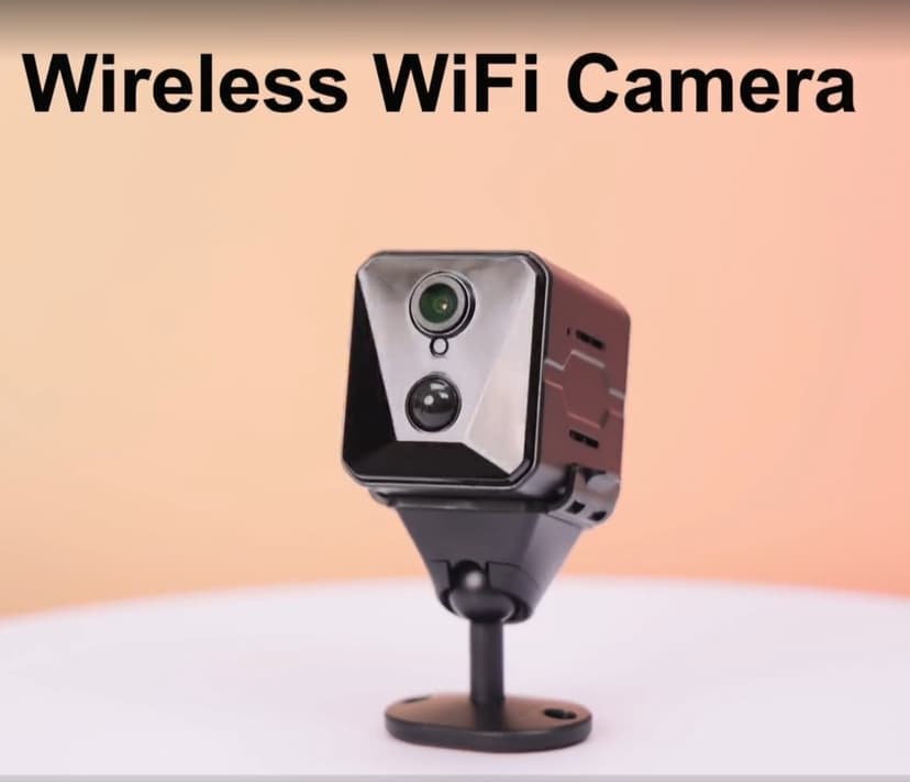 2025 Upgraded Security Camera, 4K HD Mini Nanny Cam for Home with Night Vision, WiFi Indoor Camera, 100 Days Long Battery Life, Motion Detection, Remote Viewing, Wireless Surveillance Cam