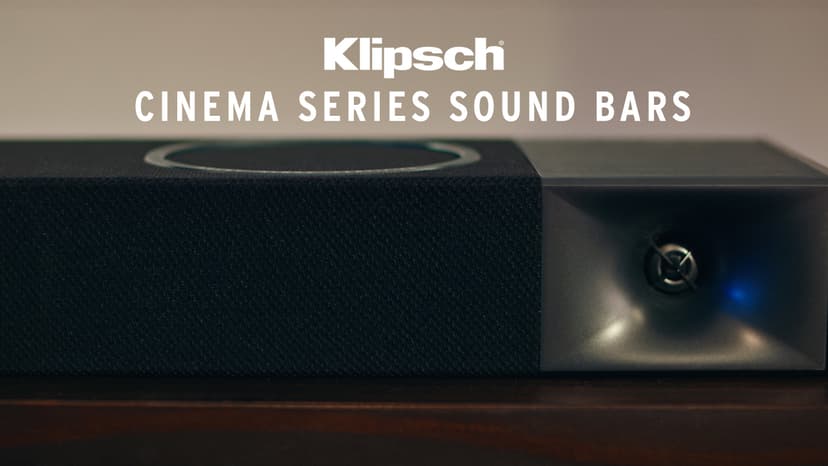 Klipsch Cinema 600 Sound Bar 3.1 Home Theater System with HDMI-ARC for Easy Set-Up, Black