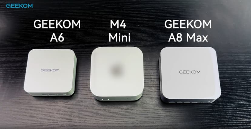 GEEKOM A6 Mini PC, AMD Ryzen 7 6800H(8C/16T, up to 4.7GHz), 32GB DDR5 RAM, 1TB PCIe 4.0 NVMe SSD, Radeon 680M, Compact Aluminium Design Windows 11 Pro Desktop Computer with USB4/8K UHD/Wi-Fi 6E/BT 5.2