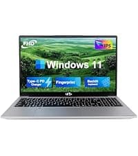 NIMO 15.6 IPS FHD-Laptop, 16GB RAM 1TB SSD Intel Pentium Quad Core N100, Computer with Backlit Keyboard Fingerprint (Beat to i3-1115G4 Up to 3.4GHz) Laptops for Student, Win 11 Rose Gold