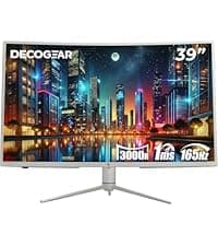 Deco Gear 40 Curved Ultrawide Nano IPS Monitor, 5120x2160 5K2K, 21:9, HDR10, AdaptiveSync, 100% sRGB, HDMI 2.0, DP, USB-C