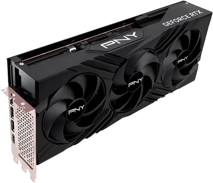 PNY GeForce RTX™ 4090 24GB Verto™ Triple Fan Graphics Card DLSS 3 (384-bit PCIe 4.0, GDDR6X, Supports 4k, Anti-Sag Bracket, HDMI/DisplayPort)