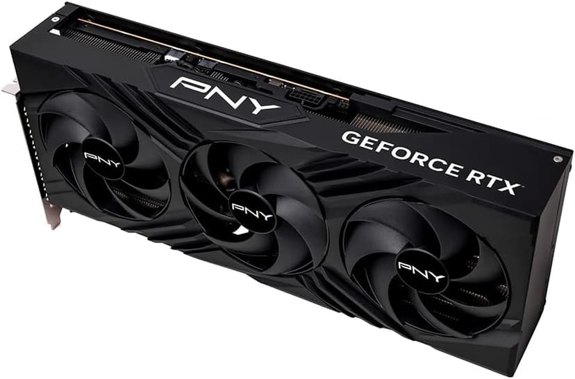 PNY GeForce RTX™ 4090 24GB Verto™ Triple Fan Graphics Card DLSS 3 (384-bit PCIe 4.0, GDDR6X, Supports 4k, Anti-Sag Bracket, HDMI/DisplayPort)