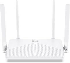 DBIT AC1200 Dual Band WiFi Router 1200Mbps Wireless Internet Router, 4 x 10/100/1000 Mbps Gigabit Ethernet Ports, Supports EasyMesh, Guest WiFi, Access Point Mode, IPv6 and Parental Controls