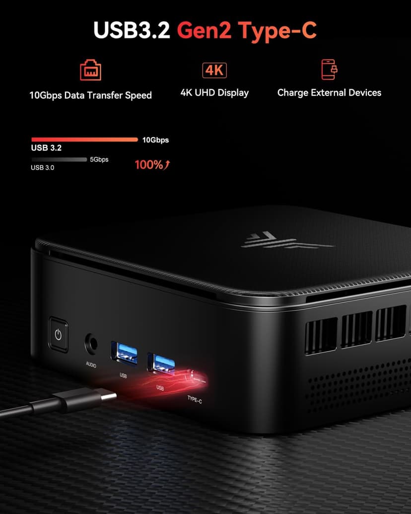 KAMRUI Mini Gaming PC, E3B 16GB RAM 512GB SSD Mini PC AMD Ryzen 5 7430U Micro Desktop Computers (Max 4.3GHz,6C/12T, Beat 5650U), Small Computer Support WiFi 6, BT5.2, Triple Display for Office Home