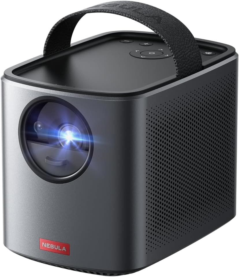 NEBULA by Anker Mars II Pro 500 ANSI Lumen Portable Projector, Native 720P, 40-100 Inch Image TV Projector, Movie Projector with WiFi and Bluetooth, 3Hr Video Playtime, Watch Anywhere