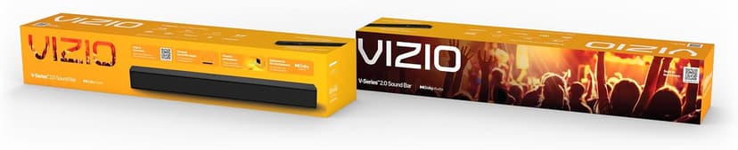 VIZIO V-Series 2.0 Compact Sound Bar with Dolby Audio, DTS:X, Bluetooth V20x-J8